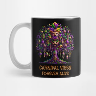 Mardi Gras Magic - Eternal Carnival Spirit Tree Mug